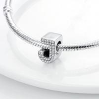 LAZA-abalorio de plata de ley 925 con 26 letras del alfabeto, abalorio de A-Z con nombre, compatible con Pulsera Original, collar, colgante, regalo de joyería - details 57