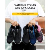 Zapatos De Seguridad Para Trabajo Con Punta De Acero Antideslizantes Y Respirables Para Hombres Botas De Trabajo Ligeras Y Confortables Para Construcción - details 11