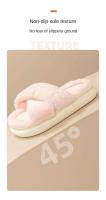 Zapatillas de casa de interior de otoño e invierno para mujer, antideslizantes, con parte inferior gruesa, de algodón lunar para mobiliario - details 3