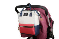 Bolsas de pañales de maternidad para madres, mochila de viaje de gran capacidad para el cuidado del bebé, de poliéster para embarazadas - details 17