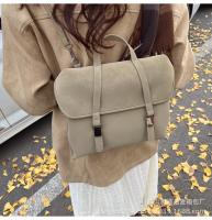 Mochila de cuero suave de gran capacidad, bolso de nicho de moda, bolso de viaje ligero de lujo, nuevo estilo universitario, 2024 - details 23