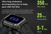 Reloj inteligente H31 para deportes al aire libre, llamada Bluetooth, pantalla Ultra HD 1,91, monitorización del ritmo cardíaco durante el sueño de 400mAH, reloj inteligente resistente al agua - details 1