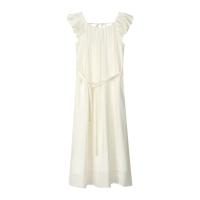 Nuevo vestido casual de verano con cuello redondo y espalda hueca con mangas de burbuja - details 5