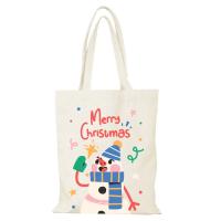 Bolso de Moda de Lienzo de Playa Ecológico Bolso de Compras de Navidad para Mujeres - details 9