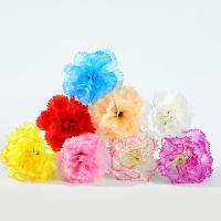 10 Uds nuevo clavel Artificial de tacto Real multicolor 35cm flores falsas 3D clavel rama decoración de fiesta - details 9