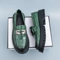 Zapatos de vestir Oxford de boda cómodos de cuero Blok, villa de verano sólida cerrada antideslizante para hombre - details 2