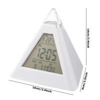 Reloj despertador para estudiantes, termómetro LED Digital, luz nocturna para dormitorio de niños - details 1