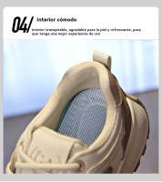 Zapatillas de Plataforma Baja para Mujer Primavera-Otoño 2025 Moda Estudiantil con Aumento de Altura Sencillo - details 8