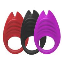 Leten-anillo vibrador para parejas, retardante de eyaculación, erección, anillos dobles vibratorios con Orejas de conejo, mejora los juguetes sexuales para hombres - details 16