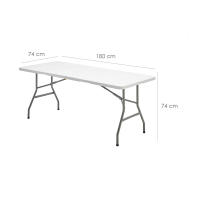 Mesa Plegable de Resina Reforzada Ideal para Acampar, Jardín y Eventos - details 0