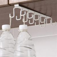 Ganchos debajo del estante para tazas, soporte para tazas de café, soporte para utensilios de cocina, ganchos colgantes para armario de cocina - details 2