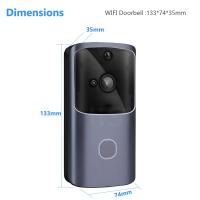 Timbre Inteligente de WiFi Cámara de Seguridad de Alta Definición 720P Visión Nocturna - details 14