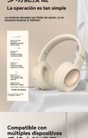 Cascos Inalámbricos plegables con Bluetooth 5,4, Reproducción 18H, Ajuste Cómodo - details 12