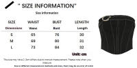 BUNO-Top corto ajustado negro sin mangas con hombros descubiertos, falda súper mini de cintura baja, ropa de calle de verano, conjunto de 2 piezas para mujer - details 0