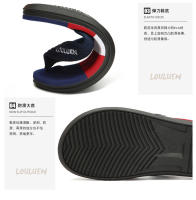 Chanclas zapatillas de playa antideslizantes pellizcan tus pies, sandalias de hombre sandalias casuales - details 11