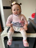 BZDOLL-Muñeca Reborn de silicona suave para niñas, de 60cm juguete, pintura 3D, piel con vena, 24 pulgadas, realista, Princesa, niño pequeño, colección de artistas - details 0