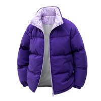 Chaqueta de Hombre Nueva a la Moda, Cortavientos, Gruesa, Abrigada para Invierno, Informal, Lisa, para Exteriores, Holgada, Cómoda, con Cuello Alto, Parka - details 4
