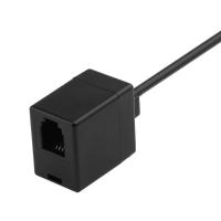RJ9 4P4C conector de puerto macho a hembra doble, adaptador de auriculares, Cable de extensión de teléfono - details 4