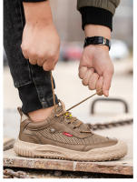 Zapatos de seguridad transpirables, zapatillas de trabajo con protección, antipinchazos, punta de acero, antideslizantes, Verano - details 15