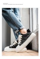 Zapatillas de Lona Negras para Hombres Primavera 2025 Estilo Casual Versátil para Estudiantes - details 20