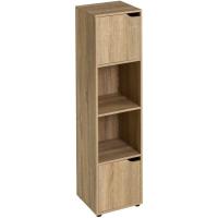 Estantería de Madera, Librería con Puerta y Compartimentos Abiertos, Mueble almacenaje, Organizador,en Color Natural de 119x29x59 cm para Estudio,Dormitorio,Salón, Oficina y Biblioteca - details 31