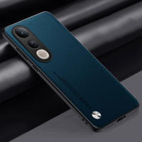 Funda de lujo de cuero PU para Vivo V50 Lite Cubierta trasera de silicona mate, protección total contra golpes - details 12