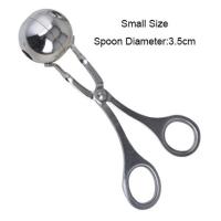 Herramienta de fabricación de bolas de carne, Clip de acero inoxidable, cuchara moldeadora de bolas redondas - details 6