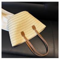 Bolso de Paja Grande Capacidad Estilo Nuevo para 2025 Bolso de Playa Tejido para Mujer - details 23