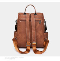 Mochila para mujer, mochila retro ligera para niñas, bolso de hombro de doble propósito, de viaje, de ocio, de gran capacidad. - details 5