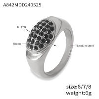 Los anillos de lujo de desplazamiento de moda con las incorporaciones de Diamantes de Colores, Maple de Titanium, Joyas Clásicas y exquisitas de anillos de pendientes para Mujeres - details 2