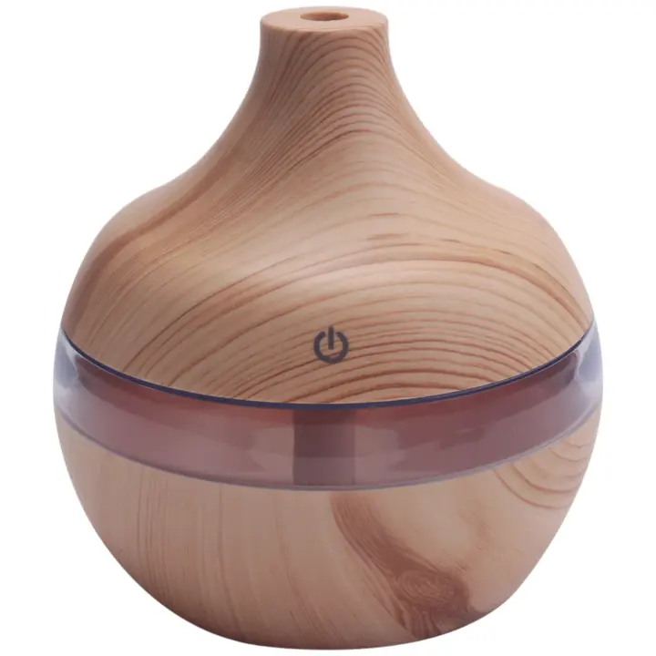 Humidificador de aromaterapia de grano de madera, purificador de aire con gotitas de agua, difusor de aroma de aceite esencial, grano para el hogar - 1