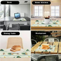 Manteles Individuales refrescantes de verano, servilletas de lino aislantes del calor, manteles de mesa, decoraciones refrescantes de limón - details 7