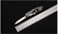 Cuchillo de Camping Portátil Plegable Multifuncional Helvético para Exteriores Herramienta de Combinação Para Frutas Cuchillo de Ejército - details 9