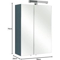 Armario con Espejo de Mainz-Bonn Almacenamiento de Baño de Dormitorio - details 2