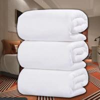 Toalla de baño de microfibra de gran tamaño, suave, alta absorción, secado rápido, deportes, viajes, sin decoloración, toalla de salón de belleza, negro - details 1