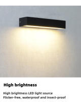 Luz led de pared de una palabra para exteriores, luz de pared impermeable para villa, puerta de jardín, luz frontal, luz de arandela de pared para exteriores - details 10