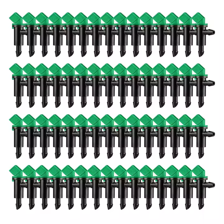 Aspersor de riego por goteo extraíble, emisor de goteo, Bandera de jardín, gotero de riego, para árboles y arbustos, 4GPH, 60 piezas - 1