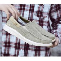 Zapatos De Lona Para Hombre Mocasines Clásicos De Ocio Cómodos Y Transpirables Zapatillas Casuales Para Adultos Con Punta Redonda Suela EVA - details 6