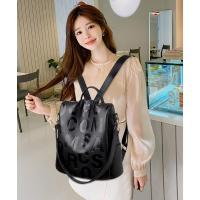 Mochila antirrobo con letras para mujer, bolso de hombro femenino de cuero PU de alta calidad, bolso escolar impermeable para niña - details 5