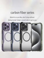 KEYSION-funda a prueba de golpes MagSafe para iPhone, 13, 12, 11 Pro Max, SE 2022, 2020, protección de cámara, textura de fibra de carbono - details 11