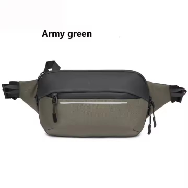 Bolso de hombro para hombre, multifunción, extensible, impermeable, bandolera de viaje, bandolera, bolso de pecho para hombre - 1
