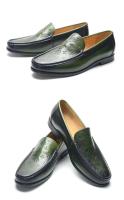 Zapatos informales antideslizantes de cuero británico de negocios, tacón bajo, zapatos de hombre transpirables de primavera - details 14