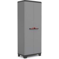 Puertas y 3 baldas Regulables en Altura | Color Gris/Negro | 173 x 68 x 39 cm - details 0