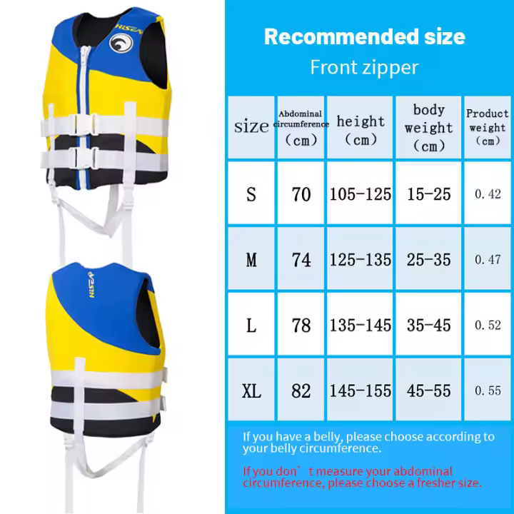 HISEA-chaleco salvavidas para niños, chaqueta de seguridad para natación, navegación, Kayak, pesca y otros deportes acuáticos - 1