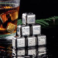 Piedras de whisky de acero inoxidable 304, Cubo de refrigeración reutilizable, herramienta de Bar, Enfriador de Vodka, vino y cerveza, cubos de hielo - details 3