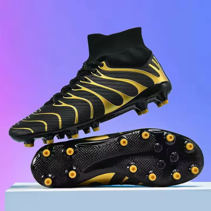 Zapatos de hombre de alta calidad con diseño transpirable, nuevas botas de fútbol con clavos, clavos antideslizantes deportivos de alta calidad - 1