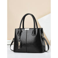 Bolsos retro de color sólido para mujer, elegante bolso cruzado de cuero de PU, bolsos de oficina de moda - details 5