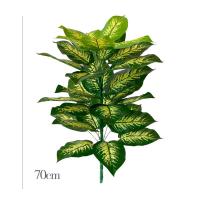 Plantas artificiales grandes para decoración del hogar, ramas de hojas de árboles pseudo tropicales de tacto real, plantas de plástico para jardín, 68 - details 7