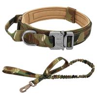 Perro táctico militar duradero, conjunto correa elástica, Collar entrenamiento caminar de nailon para mascotas, Perros medianos - details 3