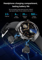 Reloj inteligente DK56 con Bluetooth, brújula de llamada, NFC, asistente de voz, SOS, detección de temperatura y ritmo cardíaco, modo deportivo, novedad de 2025 - details 4